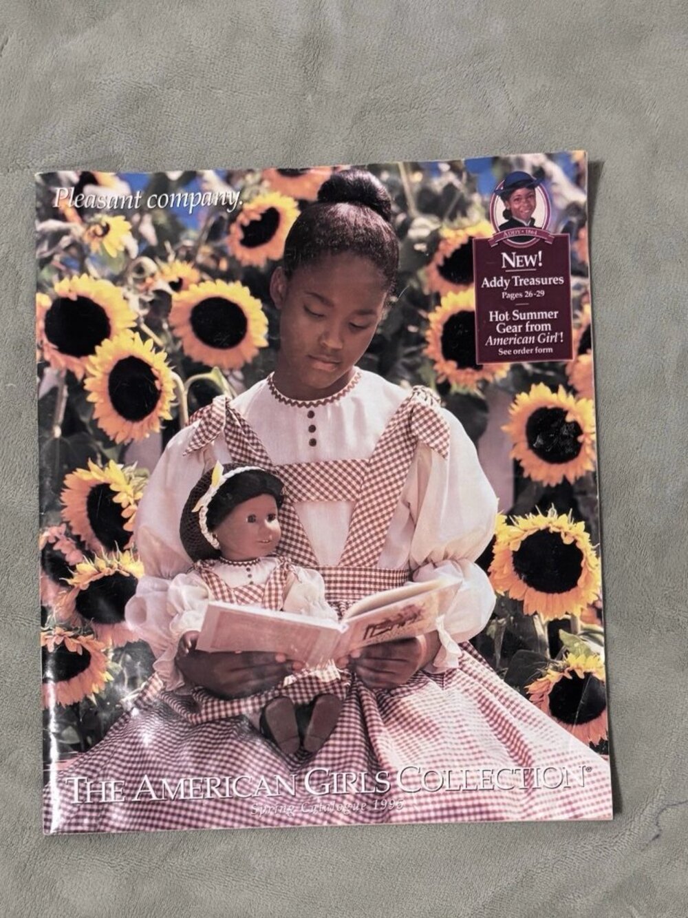 Pleasant Company Spring Catalogue 1995 American Girl Collection Addy